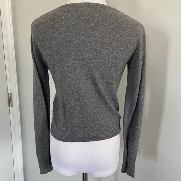 Womens Gray Cardigan Small - Picture 4 of 6